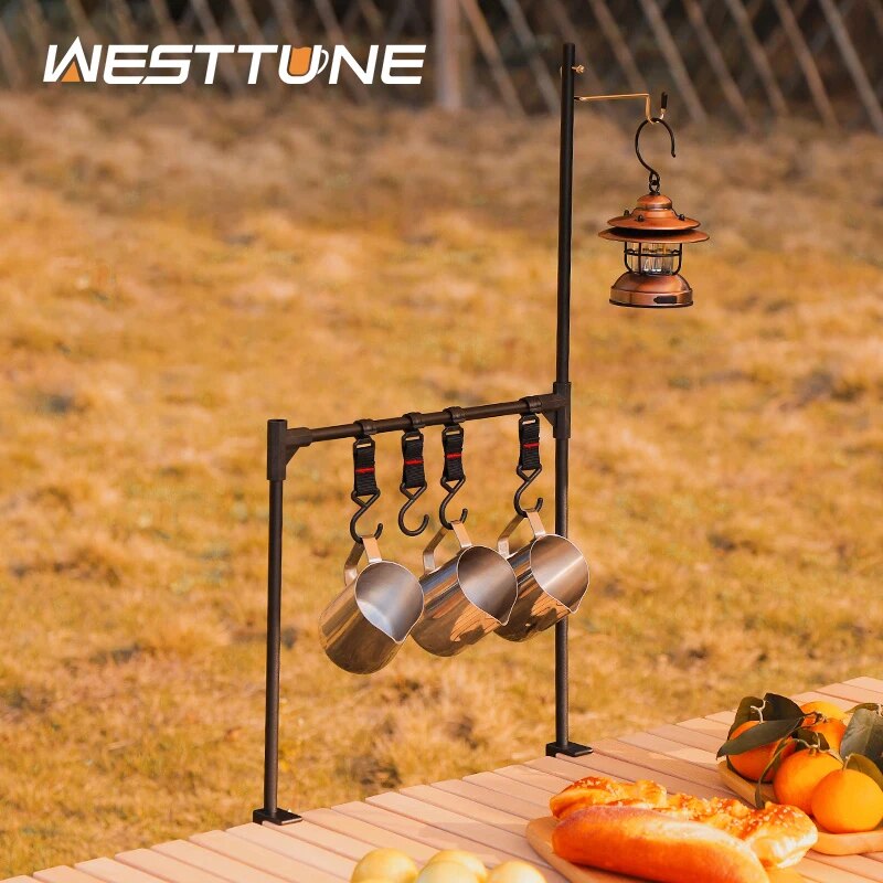 Camping Outdoor Cooking Table - WESTTUNE açık masaüstü depolama raf kamp