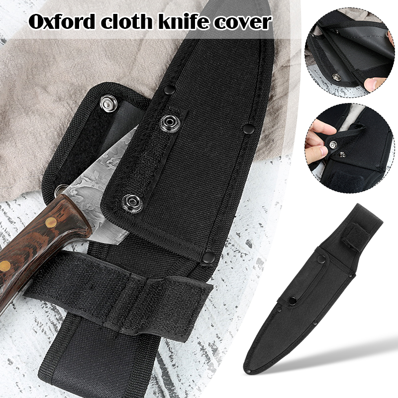 Camping Cooking Knife With Sheath - Şef Su Geçirmez Oxford Kılıf Tutucu