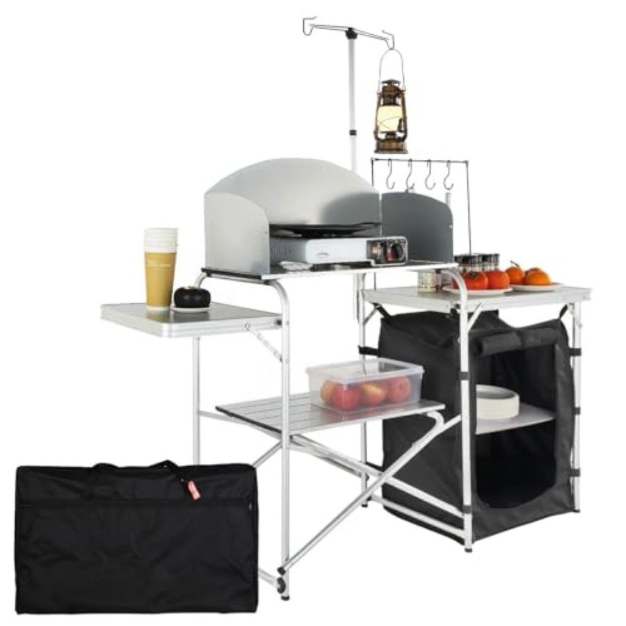 Camping Outdoor Cooking Table - Kamp Mutfak Masası, Katlanabilir Açık Hava