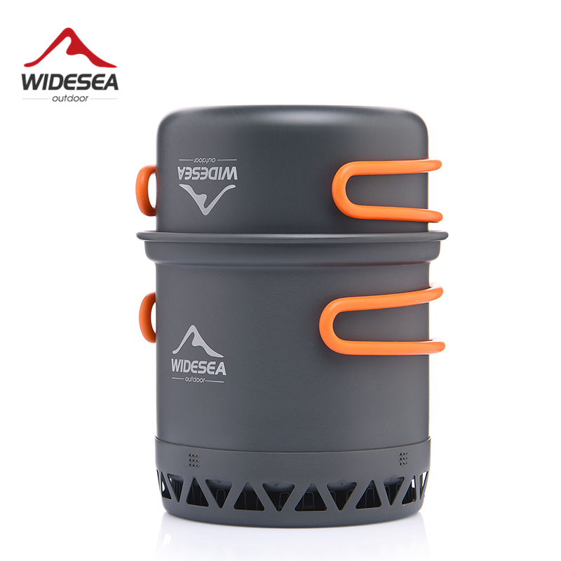 Camping Cooking And Dining Set - Widesea Kamp Pot 1.3L 2.3L Tencere