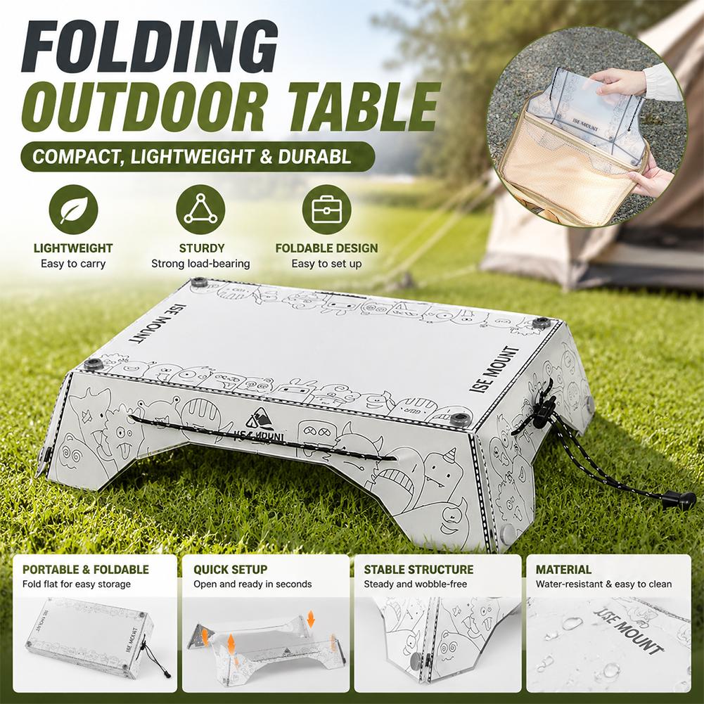 Camping Outdoor Cooking Table - Taşınabilir Çok Katlanabilir Kamp Masası PP
