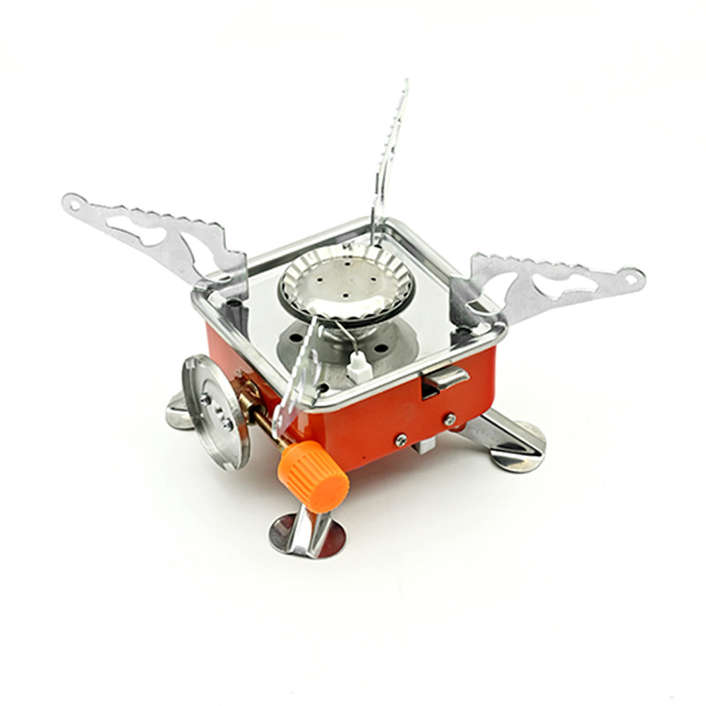 Camping Cooking Wood Stove - Taşınabilir Brülör Kamp Katlanabilir Rüzgar Geçirmez