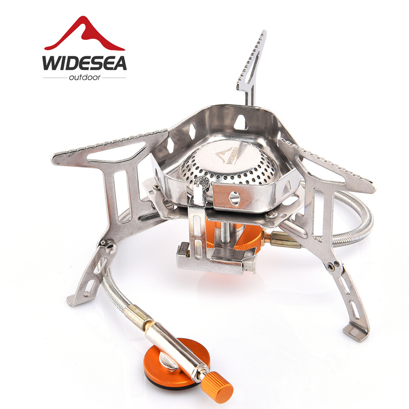 Camping Cooking Canister - Ayrılabilir brülörlü, rüzgar geçirmez, taşınabilir gaz