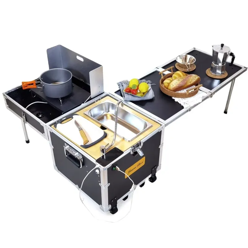 Camping Cooking All In One - Katlanabilir Açık Hava Kamp Yemek Masası