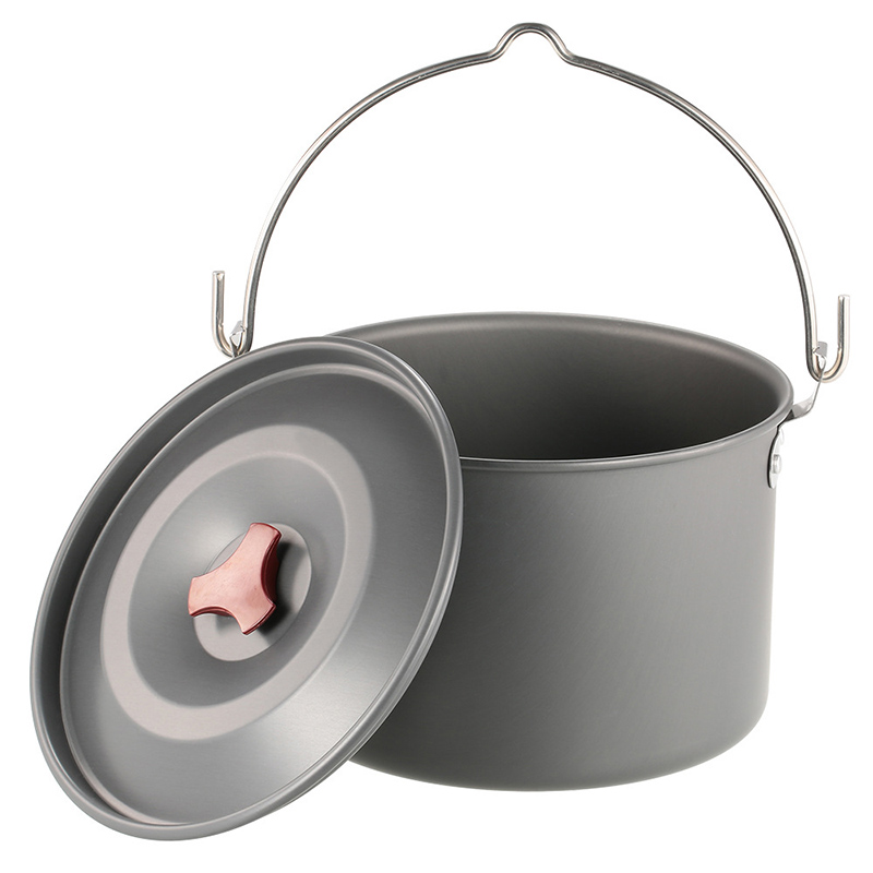 Camping Cooking Pot Tripod - 4L Kamp Asılı Tencereler Kamp Tripod