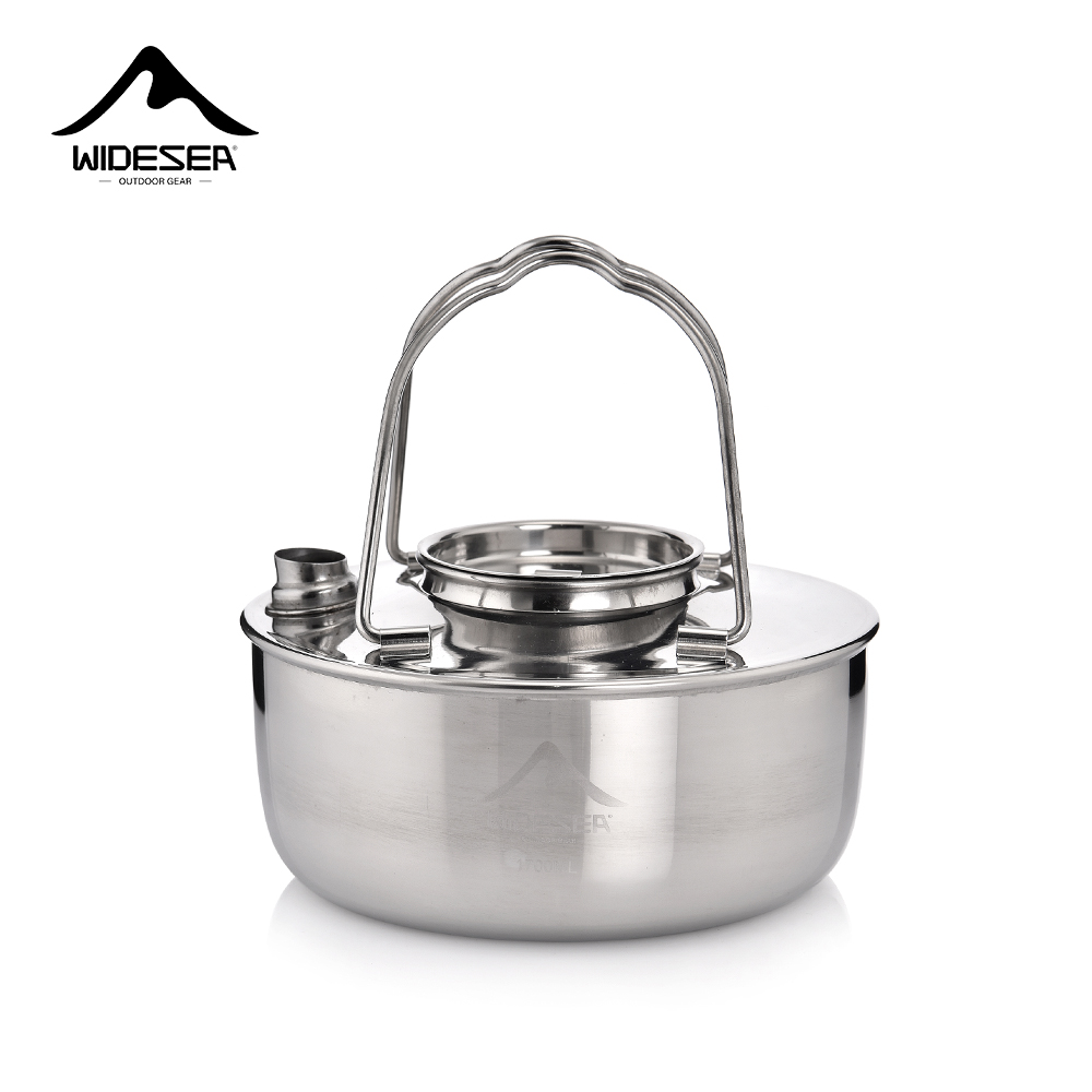 Camping Cooking Set Stainless Steel - Widesea kamp açık Outdoor SS304 paslanmaz