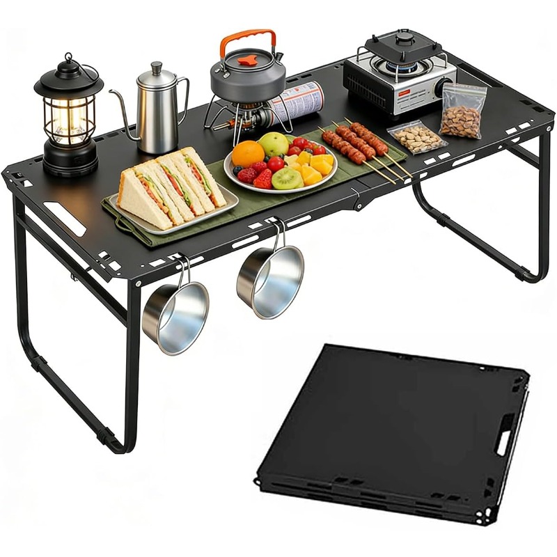 Camping Outdoor Cooking Table - Kamp Masası Ayarlanabilir Katlanabilir Taşınabilir RV