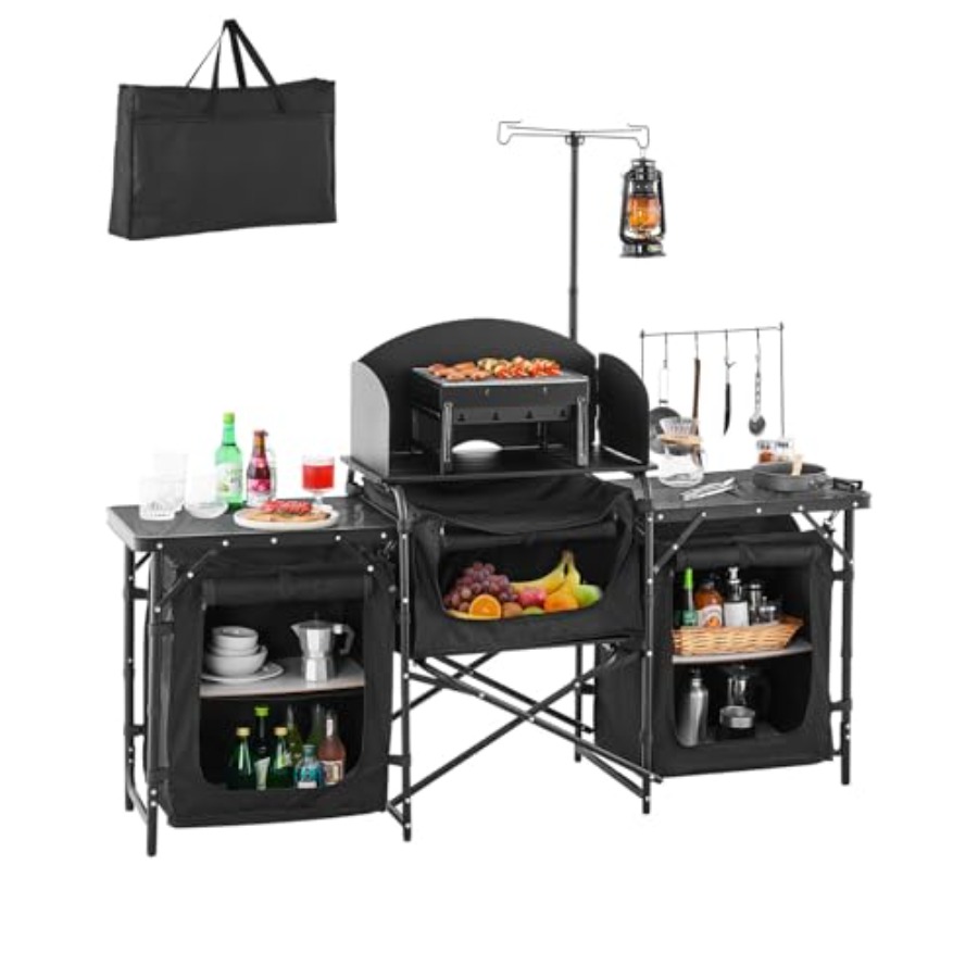 Camping Outdoor Cooking Table - Kamp Mutfak Masası, Açık Hava Kamp