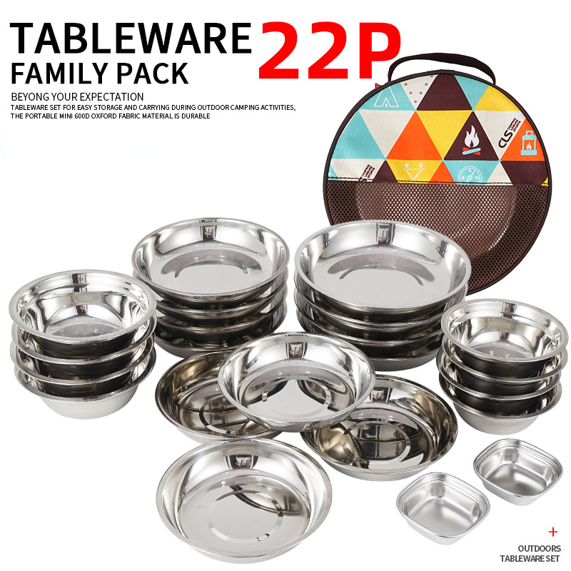 Camping Cooking And Dining Set - Yeni Kamp Yemek Seti Taşınabilir Yemek