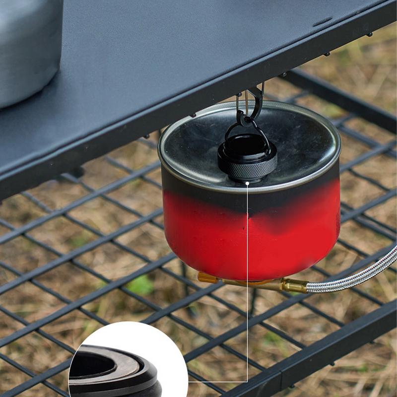 Camping Cooking Canister - Pişirme hava teneke kutu kapak alüminyum