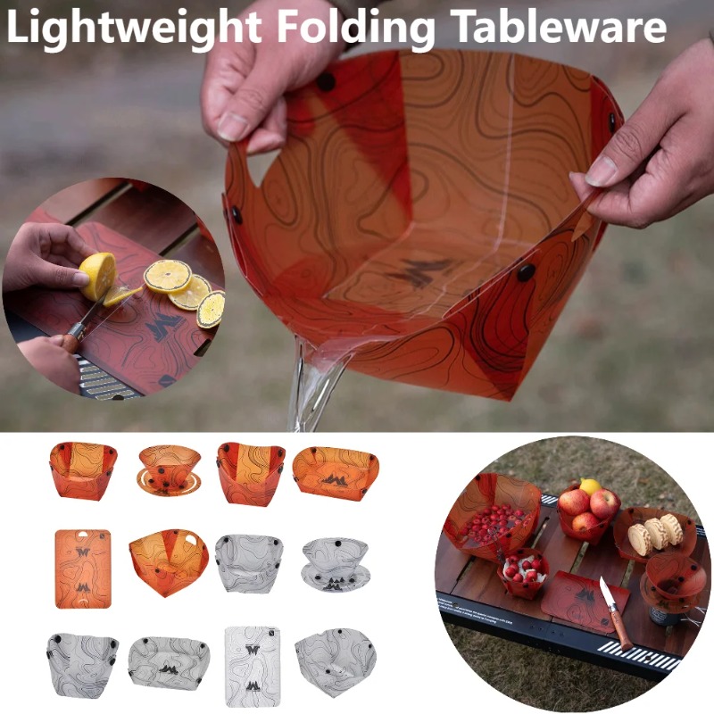 Camping Cooking Dishes - Katlanabilir Kamp Sofra Taşınabilir Kase Yemek