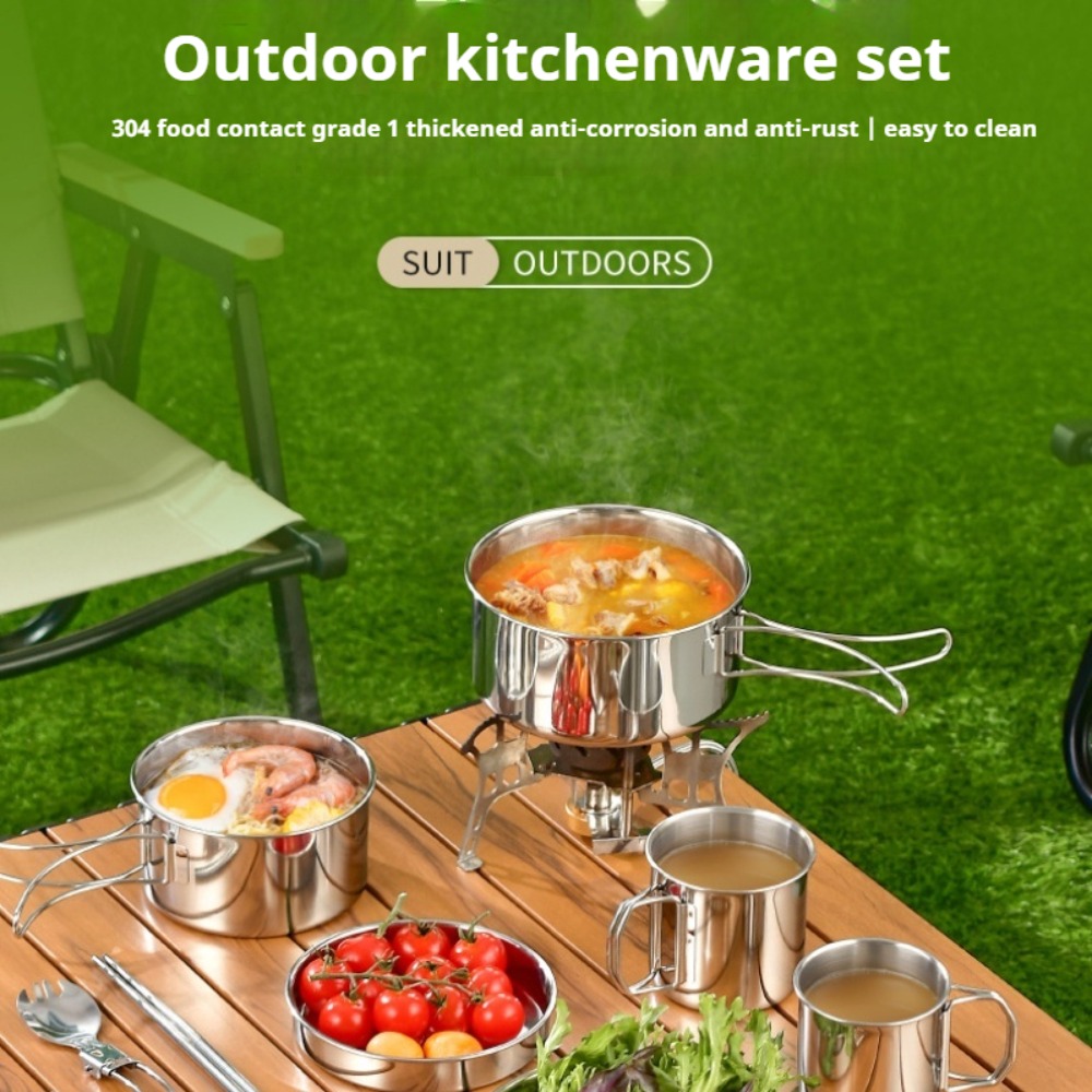 12 adet macera kampı pişirme s - Camping Cooking Pots And Pans Set incelemesi ve fiyatı