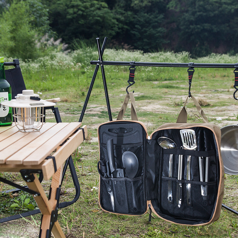 8 adet Kamp Mutfak Tencere Set - Camping Cooking Set Stainless Steel incelemesi ve fiyatı