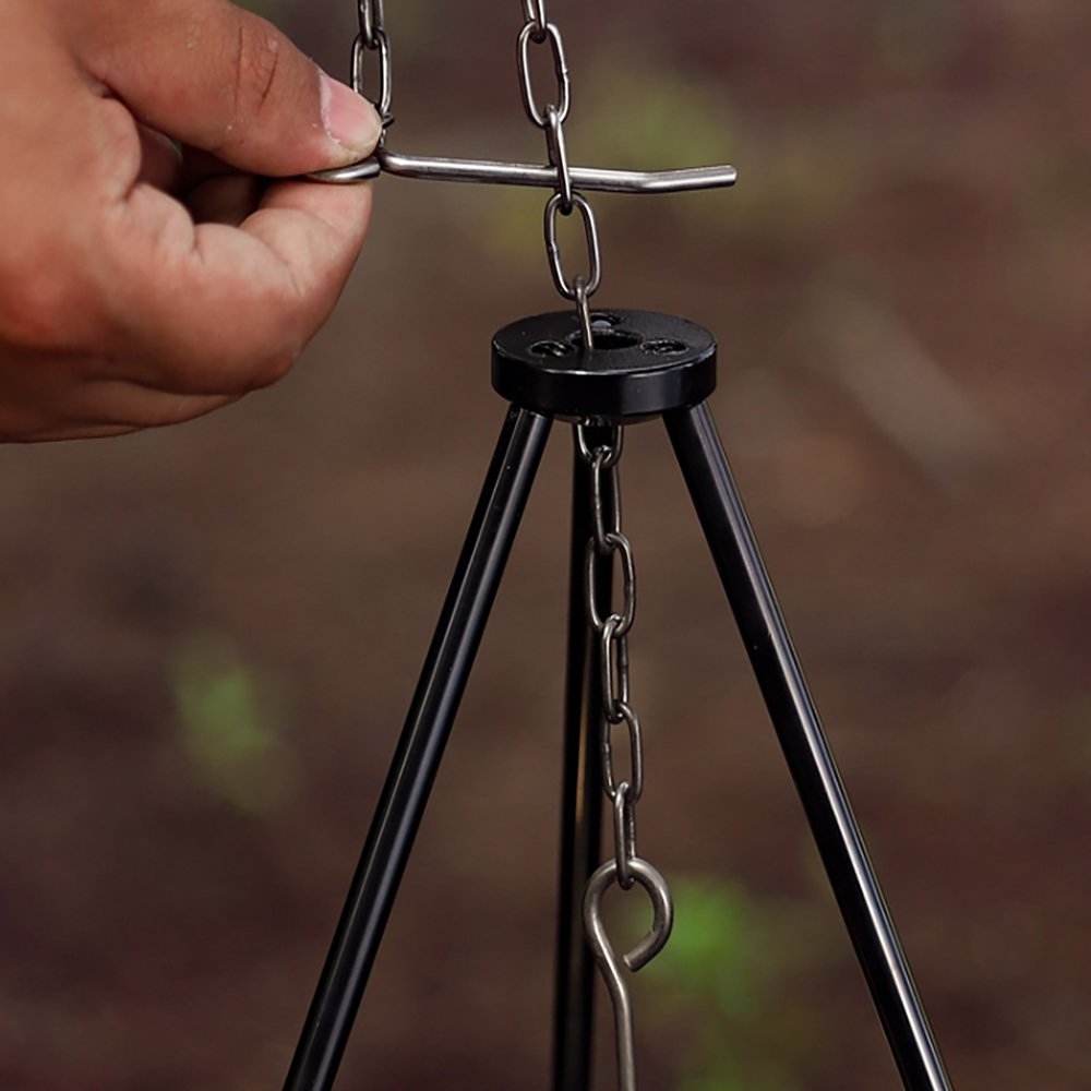 Kamp Kamp Ateşi Tripod Asılı P - Camping Cooking Pot Tripod incelemesi ve fiyatı