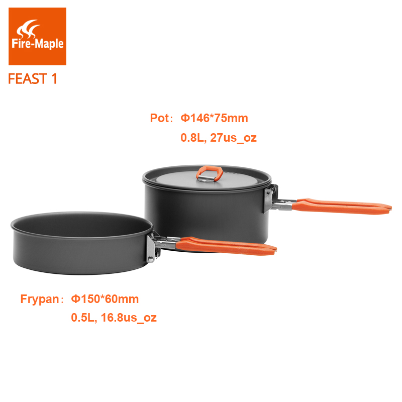 Yangın akçaağaç Feast 1 açık k - Camping Cooking Pots And Pans Set incelemesi ve fiyatı