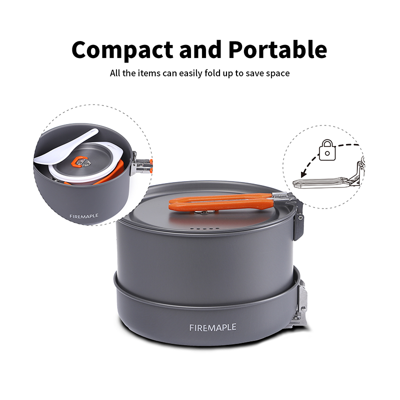 Ateş Akçaağaç 4-5 Kişi Tencere - Camping Cooking Set 2 Person incelemesi ve fiyatı