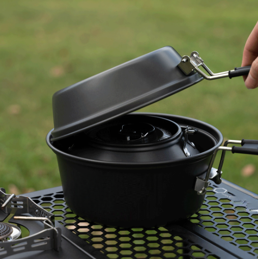 Hafif alüminyum alaşımlı kamp  - Camping Cooking Pots And Pans Set incelemesi ve fiyatı