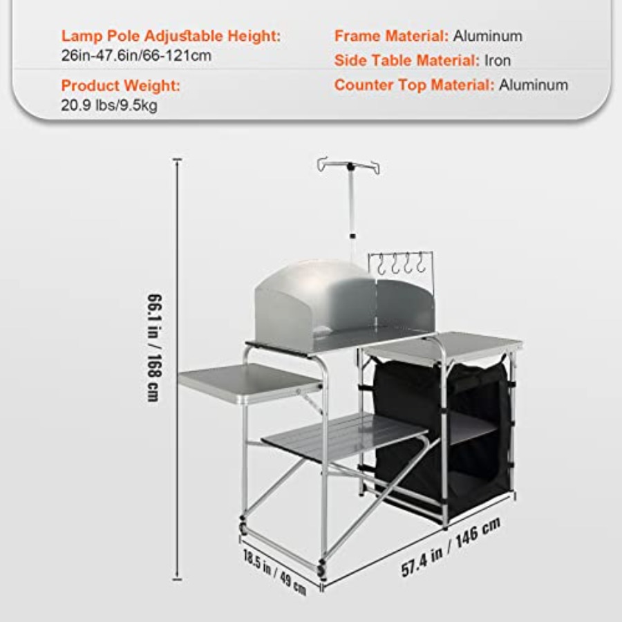 Kamp Mutfak Masası, Katlanabil - Camping Outdoor Cooking Table incelemesi ve fiyatı