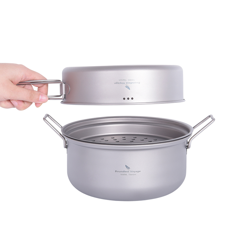 Sınırsız Yolculuk Titanyum Buh - Camping Cooking Pots And Pans Set incelemesi ve fiyatı