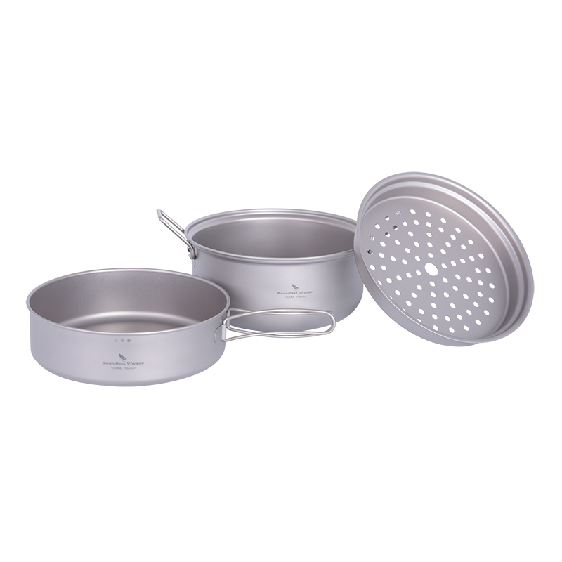 Sınırsız Yolculuk Titanyum Buh - Camping Cooking Pots And Pans Set incelemesi ve fiyatı