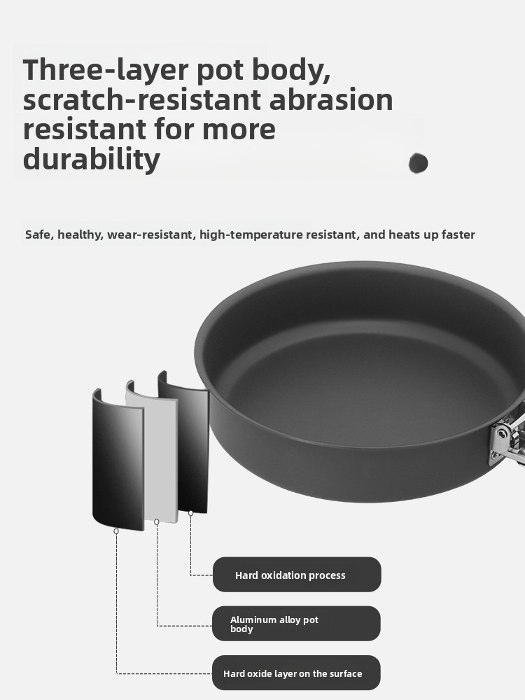 2026Bulin C15 Açık Hava Küçük  - Camping Cooking Pots And Pans Set incelemesi ve fiyatı