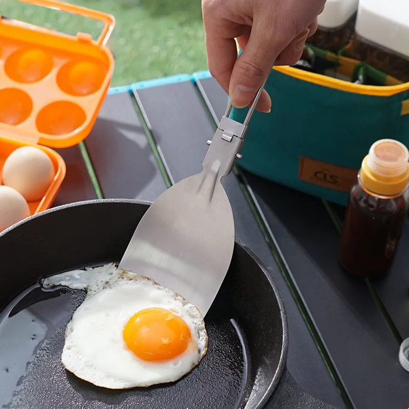 Katlanır Kamp Spatula Paslanma - Camping Cooking Set 2 Person incelemesi ve fiyatı