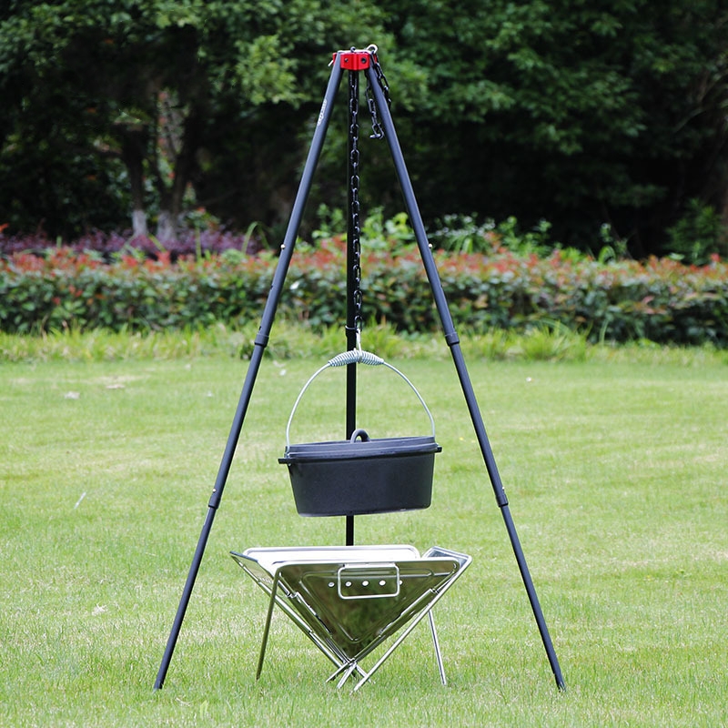 Açık Büyük Şenlik Ateşi Tripod - Camping Cooking Pot Tripod incelemesi ve fiyatı