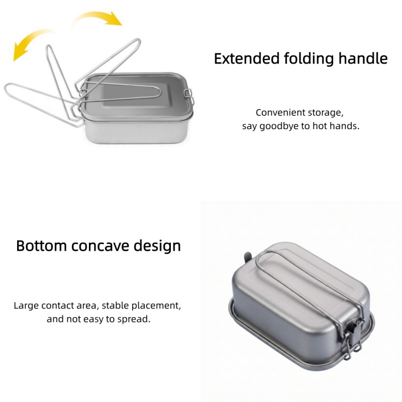 Titanyum Öğle Yemeği Kutusu, K - Camping Cooking Set Stainless Steel incelemesi ve fiyatı