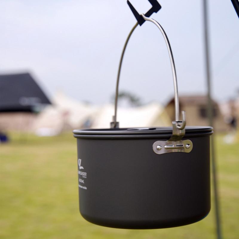 4.5L kamp asılı Pot tencere aç - Camping Cooking One Pot incelemesi ve fiyatı
