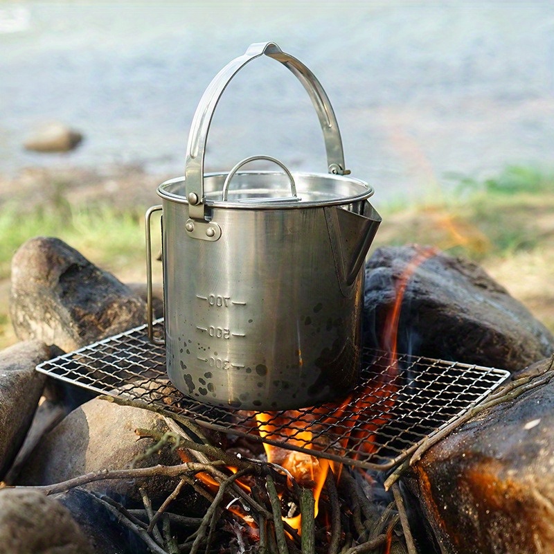 Kamp Pikniği ve Asılı Cookouts - Camping Cooking Set Stainless Steel incelemesi ve fiyatı