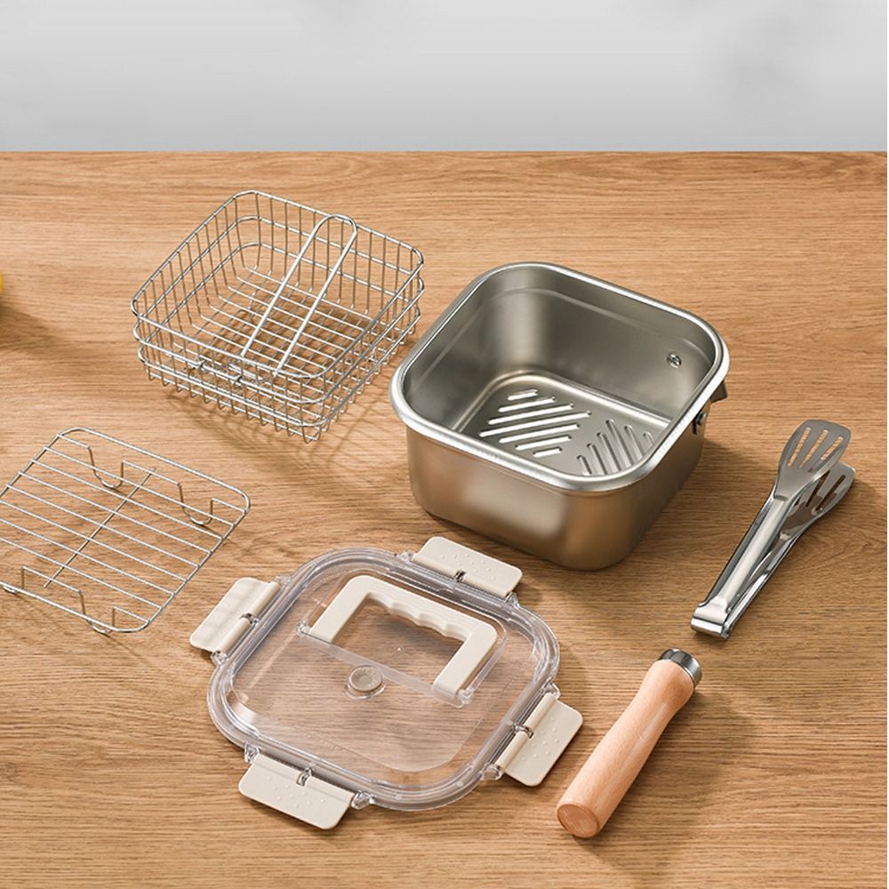 Taşınabilir Paslanmaz Çelik Kı - Camping Cooking Pots And Pans Set incelemesi ve fiyatı