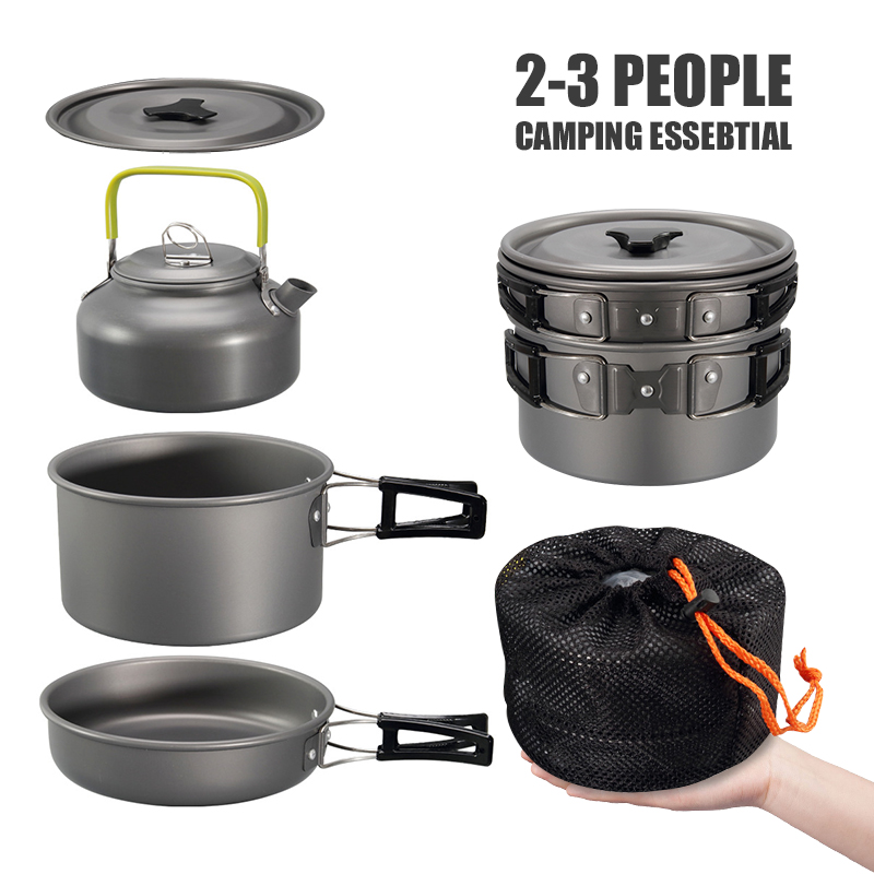 WESTTUNE Kamp Tencere Seti Alü - Camping Cooking Pots And Pans Set incelemesi ve fiyatı
