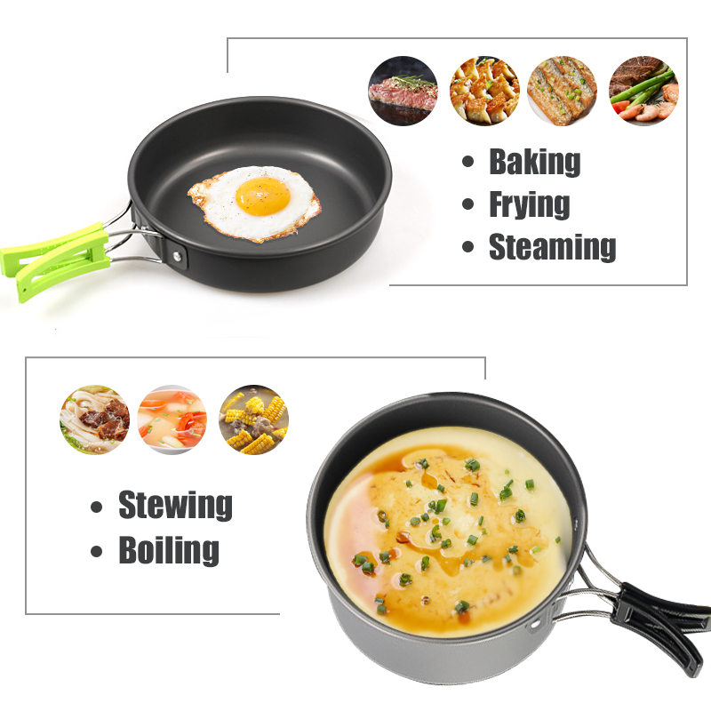 WESTTUNE Kamp Tencere Seti Alü - Camping Cooking Pots And Pans Set incelemesi ve fiyatı
