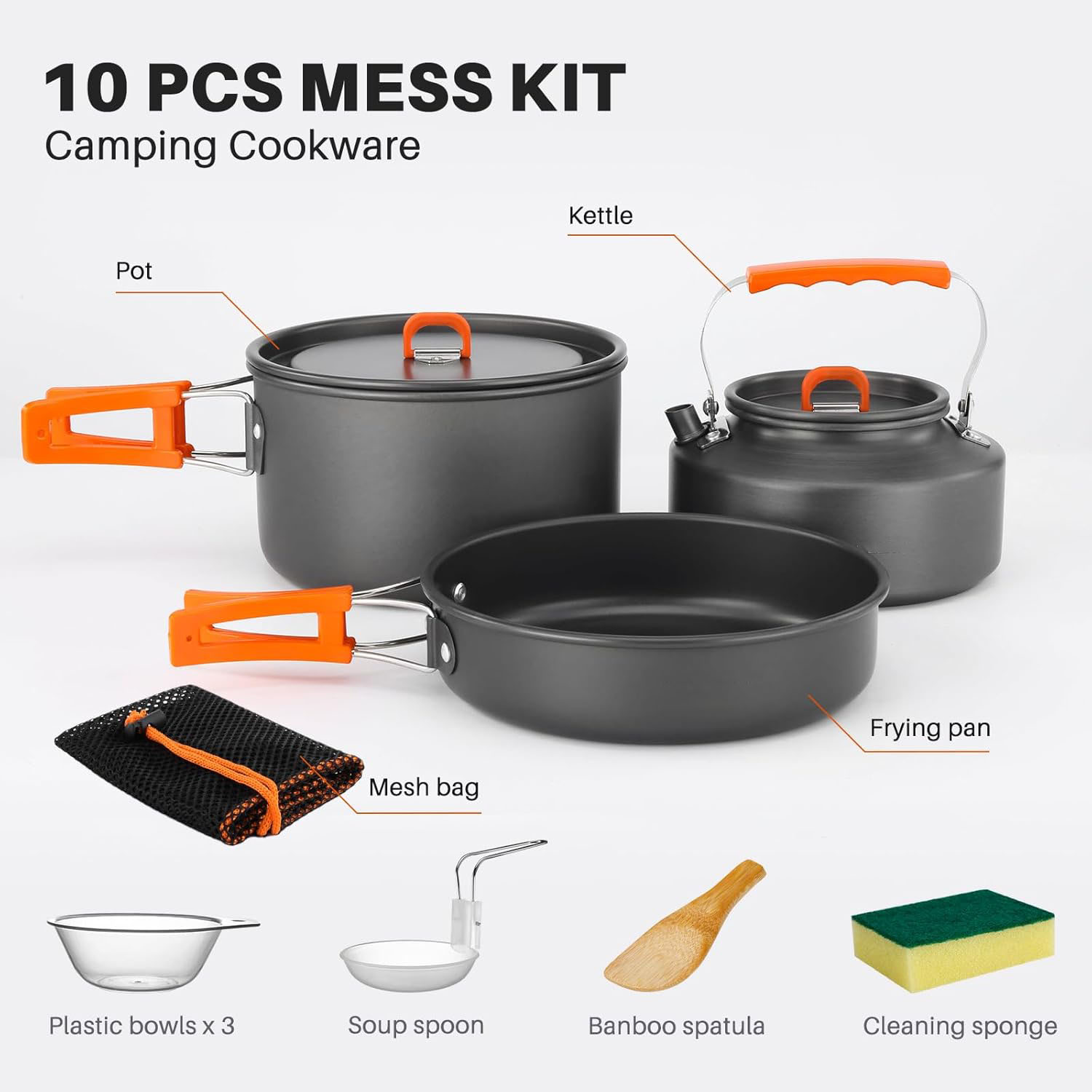 Kamp Yemek Pişirme Gereçleri K - Camping Cooking Pots And Pans Set incelemesi ve fiyatı