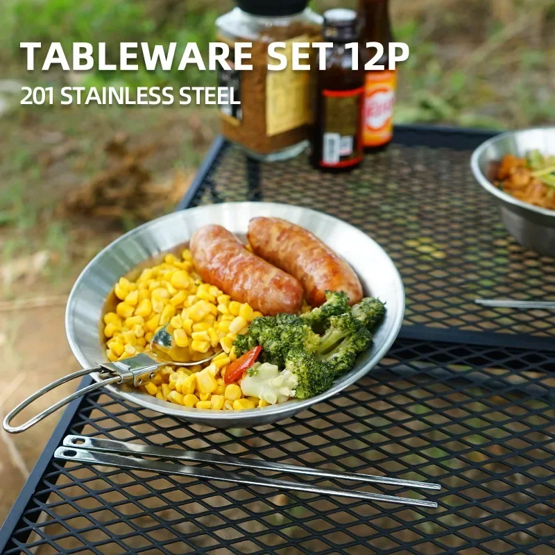 CLS & NOBANA 12 adet açık sofr - Camping Cooking And Dining Set incelemesi ve fiyatı