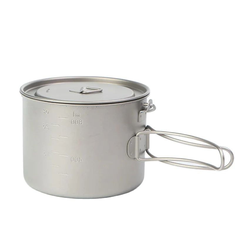 Açık piknik titanyum tencere 7 - Camping Cooking Set Stainless Steel incelemesi ve fiyatı