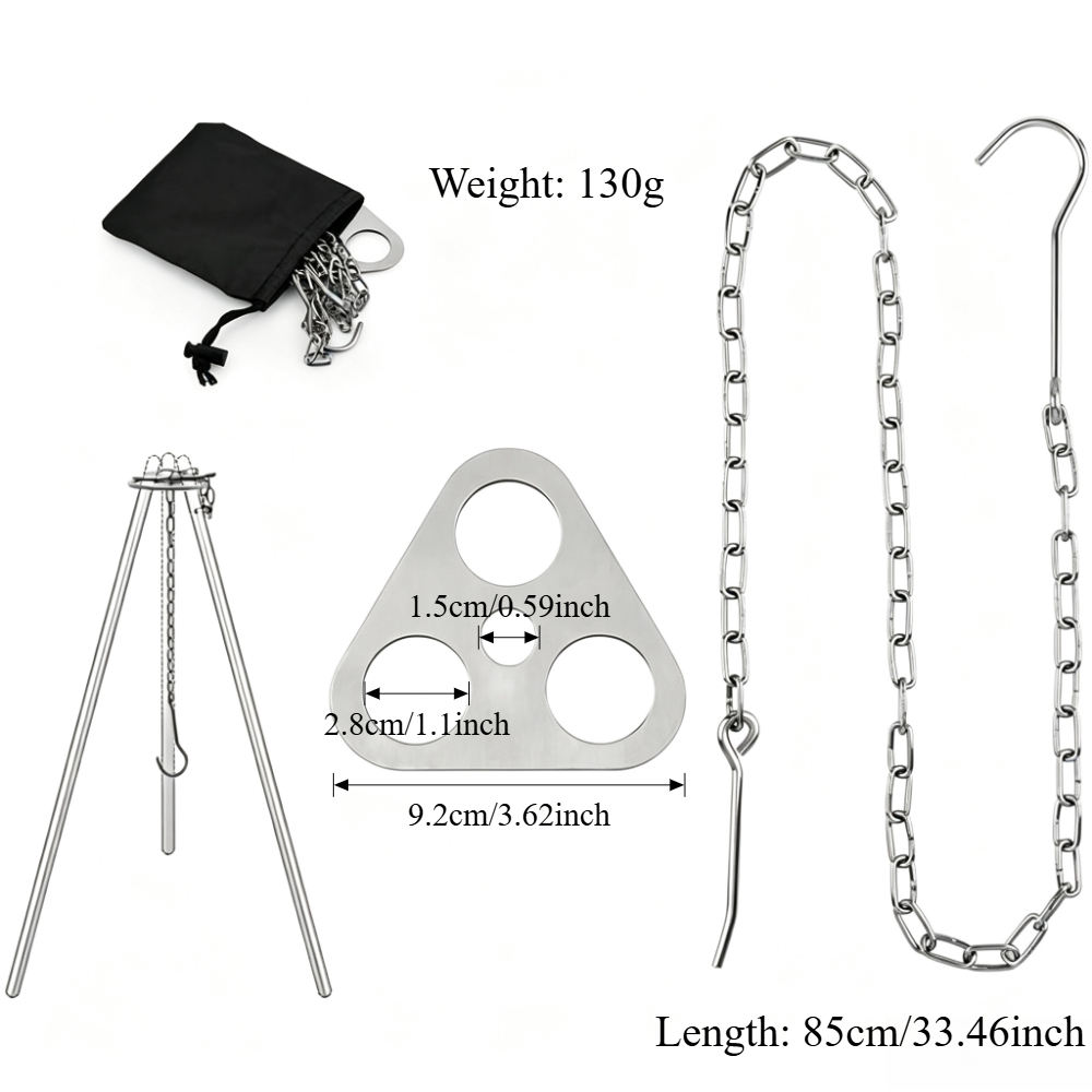 Ayarlanabilir Kamp Üçayaklığı, - Camping Cooking Pot Tripod incelemesi ve fiyatı