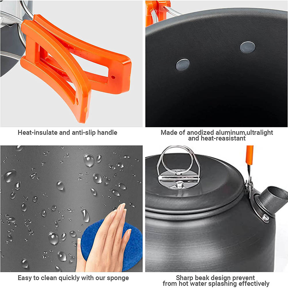 1 adet/1 takım Kamp Tencere Se - Camping Cooking Set Stainless Steel incelemesi ve fiyatı