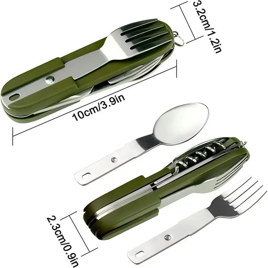 Kamp Malzemeleri 5'i 1 Arada P - Camping Cooking Set Stainless Steel incelemesi ve fiyatı