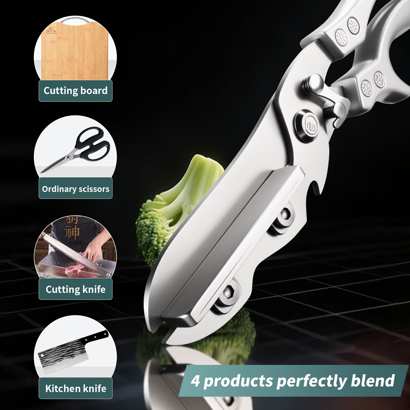 Çok fonksiyonlu mutfak makası  - Camping Cooking All In One incelemesi ve fiyatı