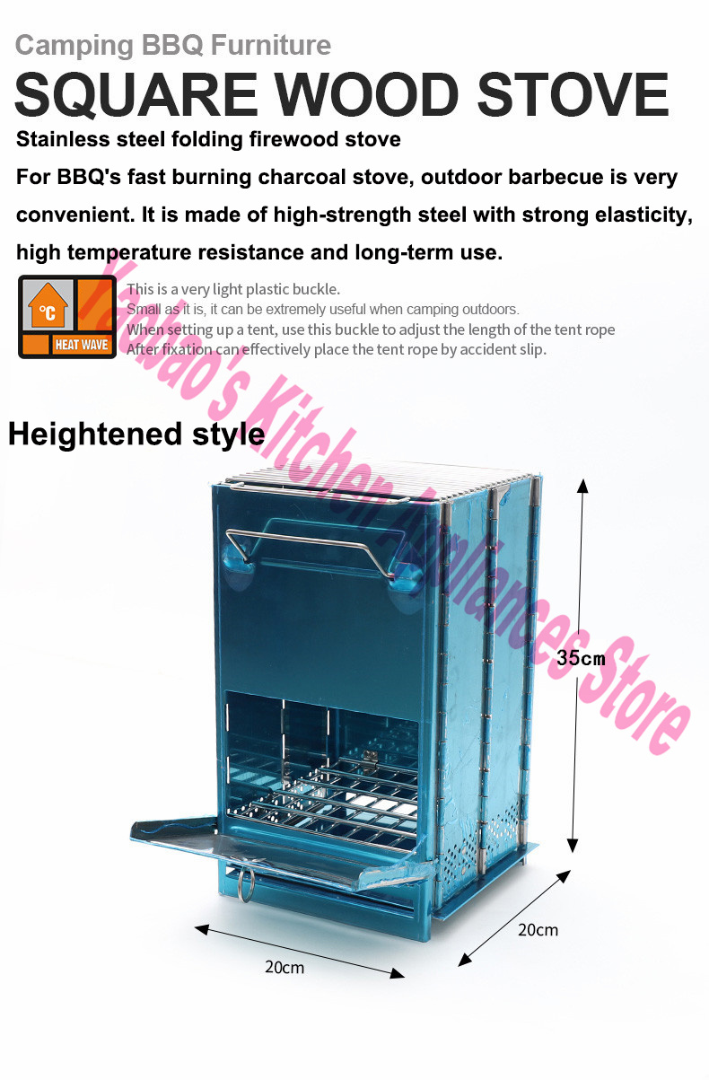 Odun Sobası Açık Hava Kamp Eki - Camping Cooking Wood Stove incelemesi ve fiyatı