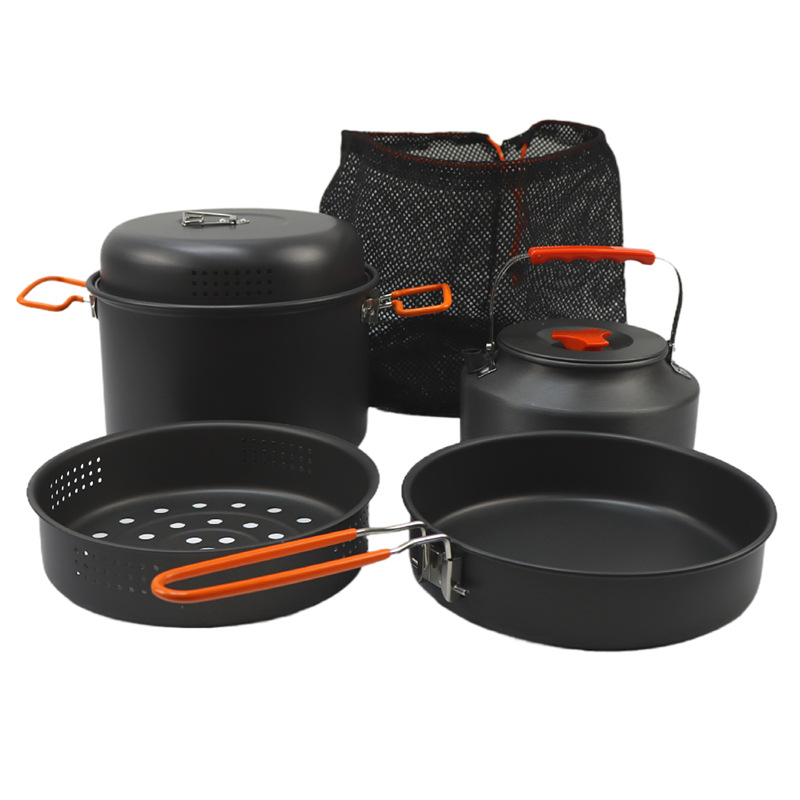 Açık TENCERE SETİ kamp tencere - Camping Cooking Pots And Pans Set incelemesi ve fiyatı