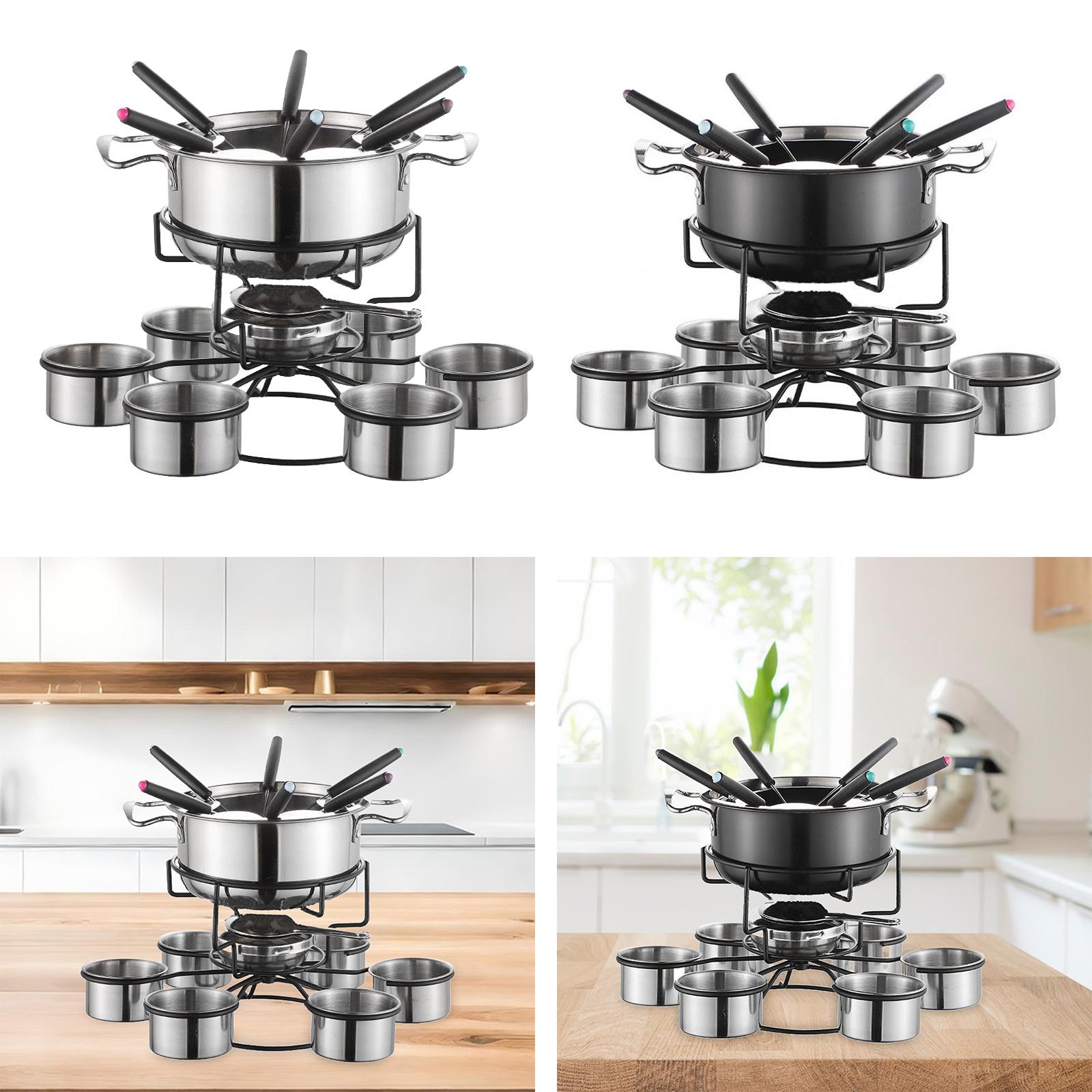 Fondü Tencere Seti Pişirme Oca - Camping Cooking Set Stainless Steel incelemesi ve fiyatı
