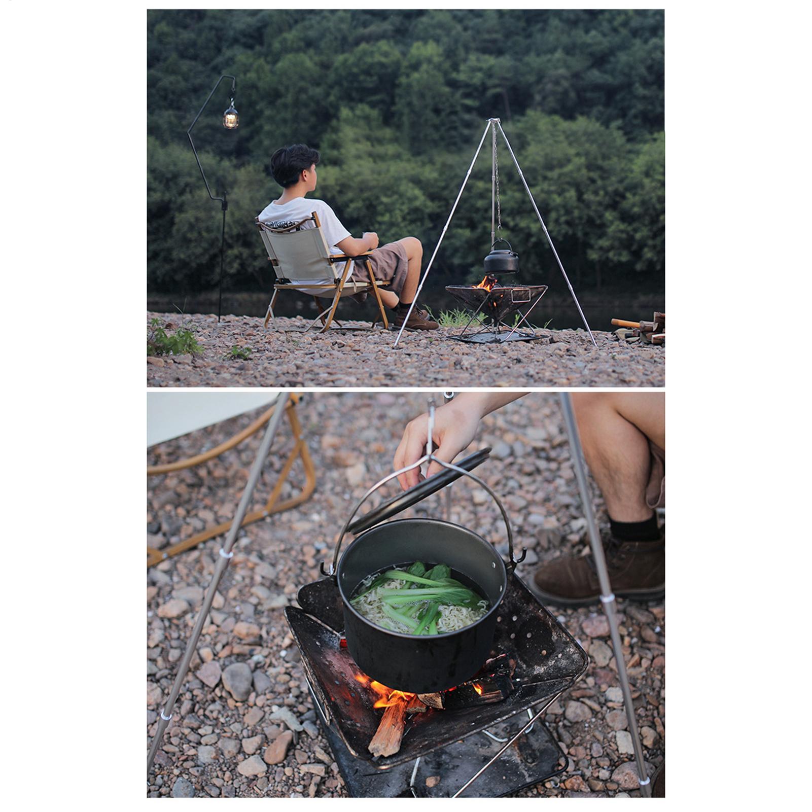 Açık Hava Büyük Şenlik Ateşi Ü - Camping Cooking Pot Tripod incelemesi ve fiyatı