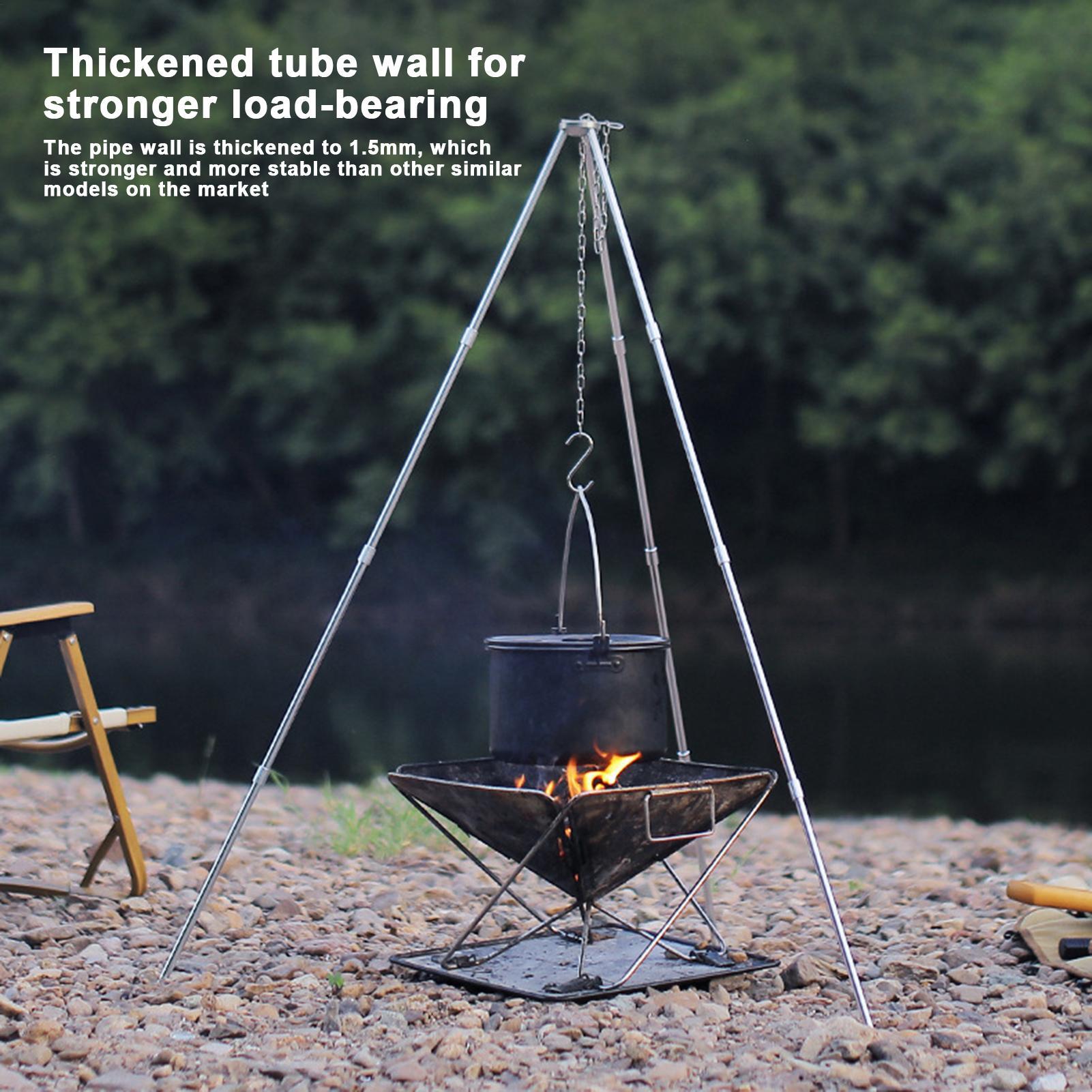 Açık Hava Büyük Şenlik Ateşi Ü - Camping Cooking Pot Tripod incelemesi ve fiyatı
