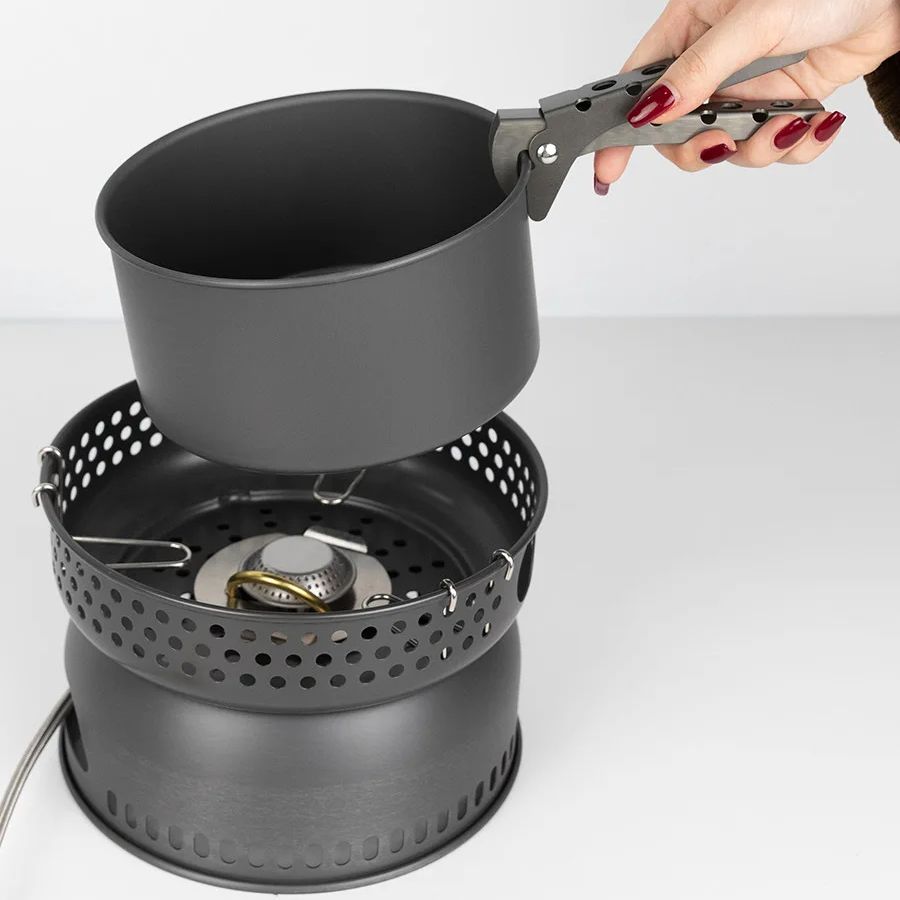 Kamp Alaşım Tencere Tava Ocak  - Camping Cooking Pots And Pans Set incelemesi ve fiyatı