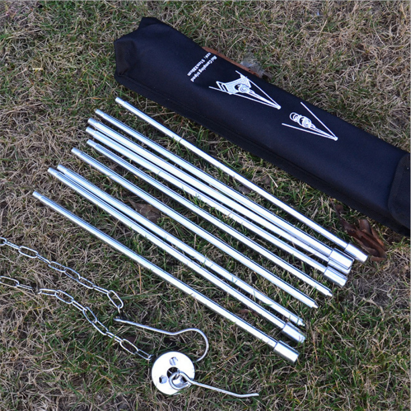 Açık Hava Kış Kampı Kamp Ateşi - Camping Cooking Pot Tripod incelemesi ve fiyatı