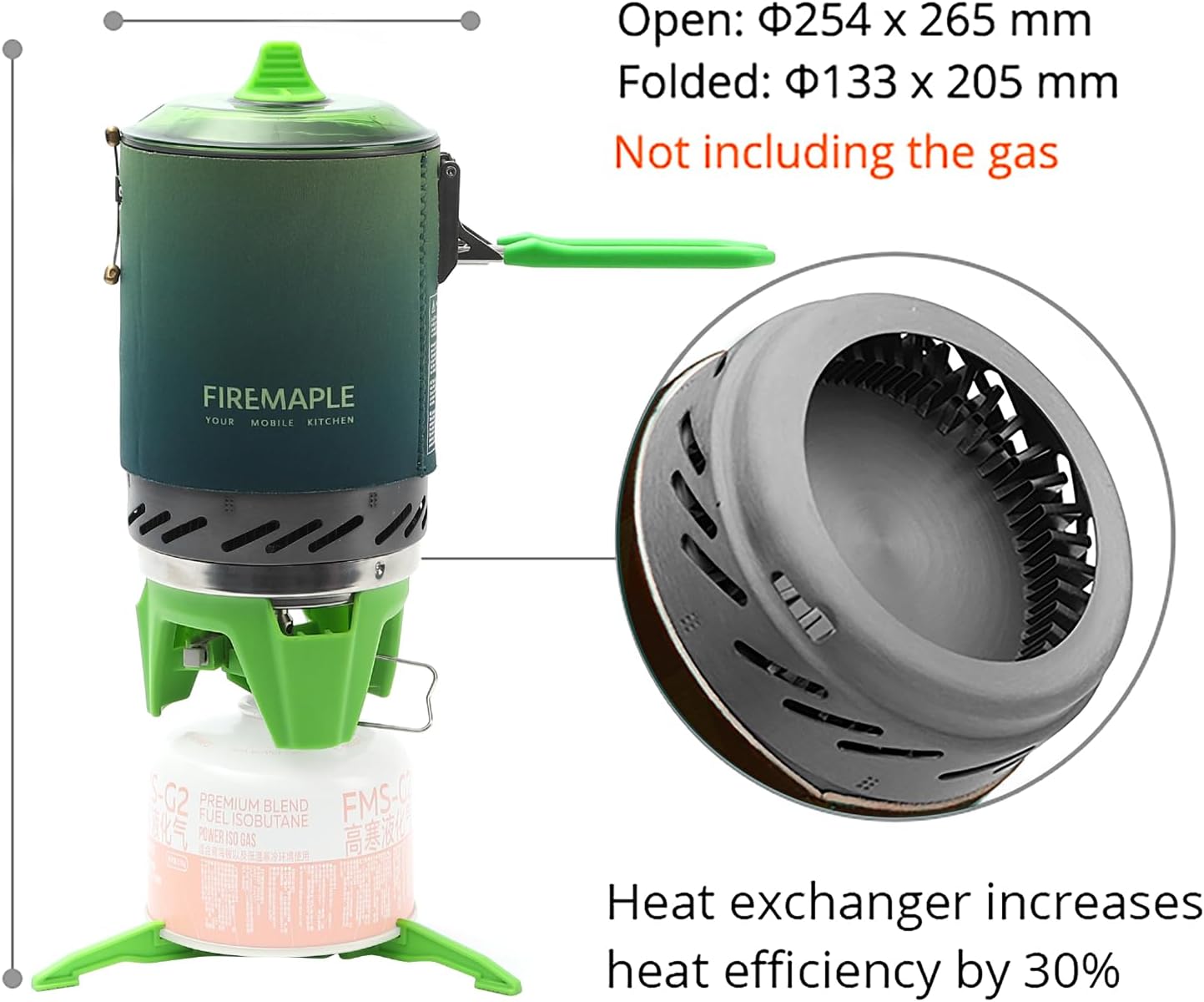 Yangın akçaağaç FMS-X2 pişirme - Camping Cooking One Pot incelemesi ve fiyatı