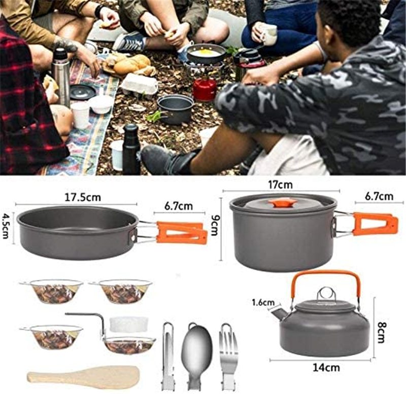 2~3 Kişilik Açık Hava Kamp ve  - Camping Cooking Set 2 Person incelemesi ve fiyatı
