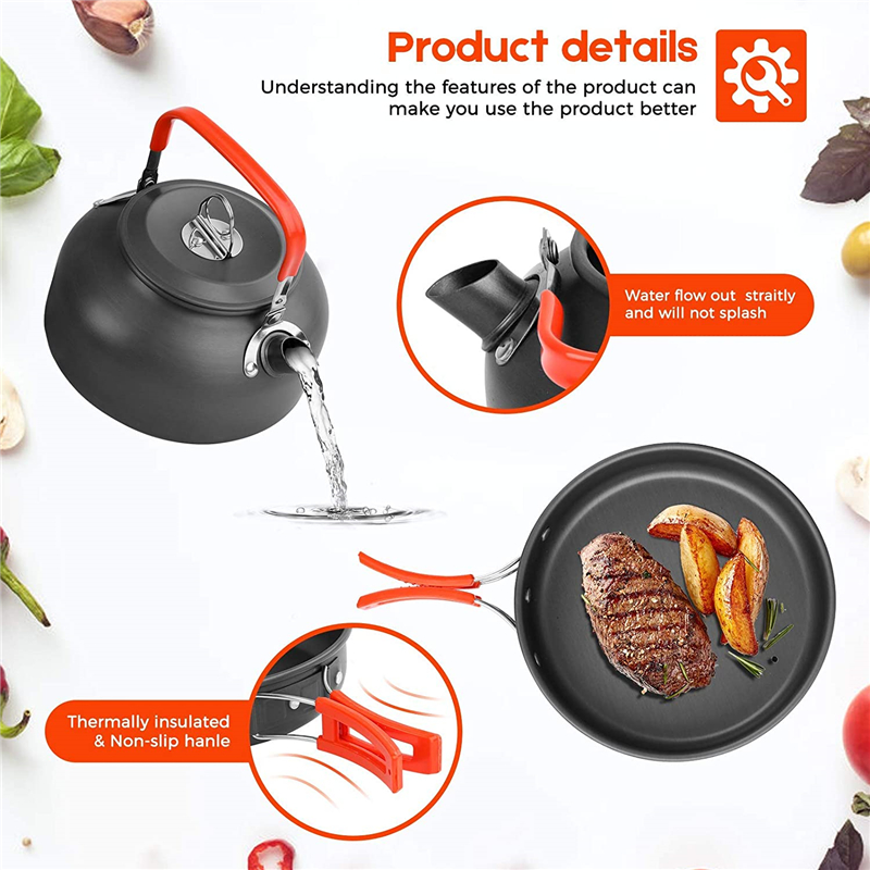 2~3 Kişilik Açık Hava Kamp ve  - Camping Cooking Set 2 Person incelemesi ve fiyatı